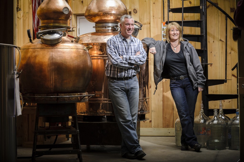 KyMar Farm Distillery founders Ken and Lori Wortz will launch a new line of spirits. ©Mitch Wojnarowicz/Brew Central