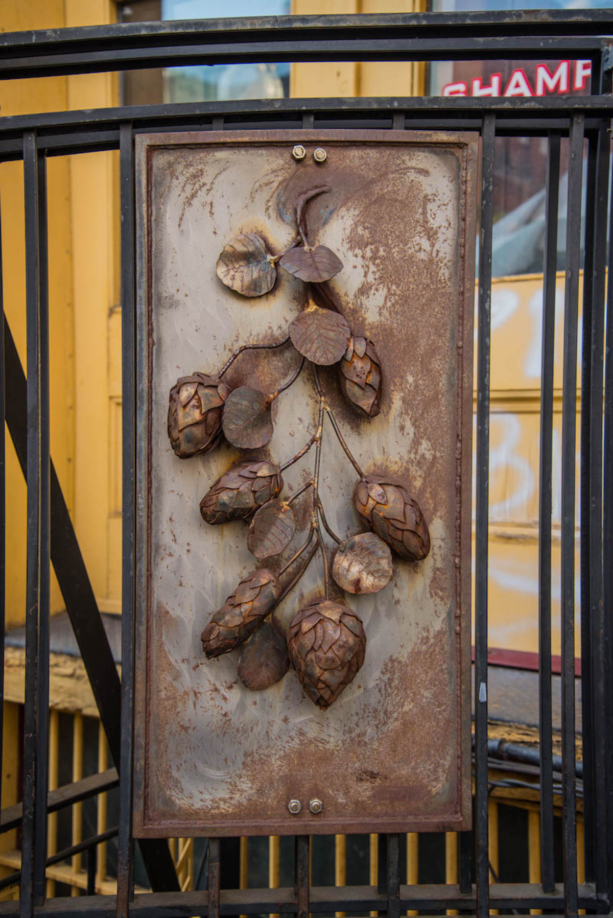 Empire Brewpub's Hops Sculpture